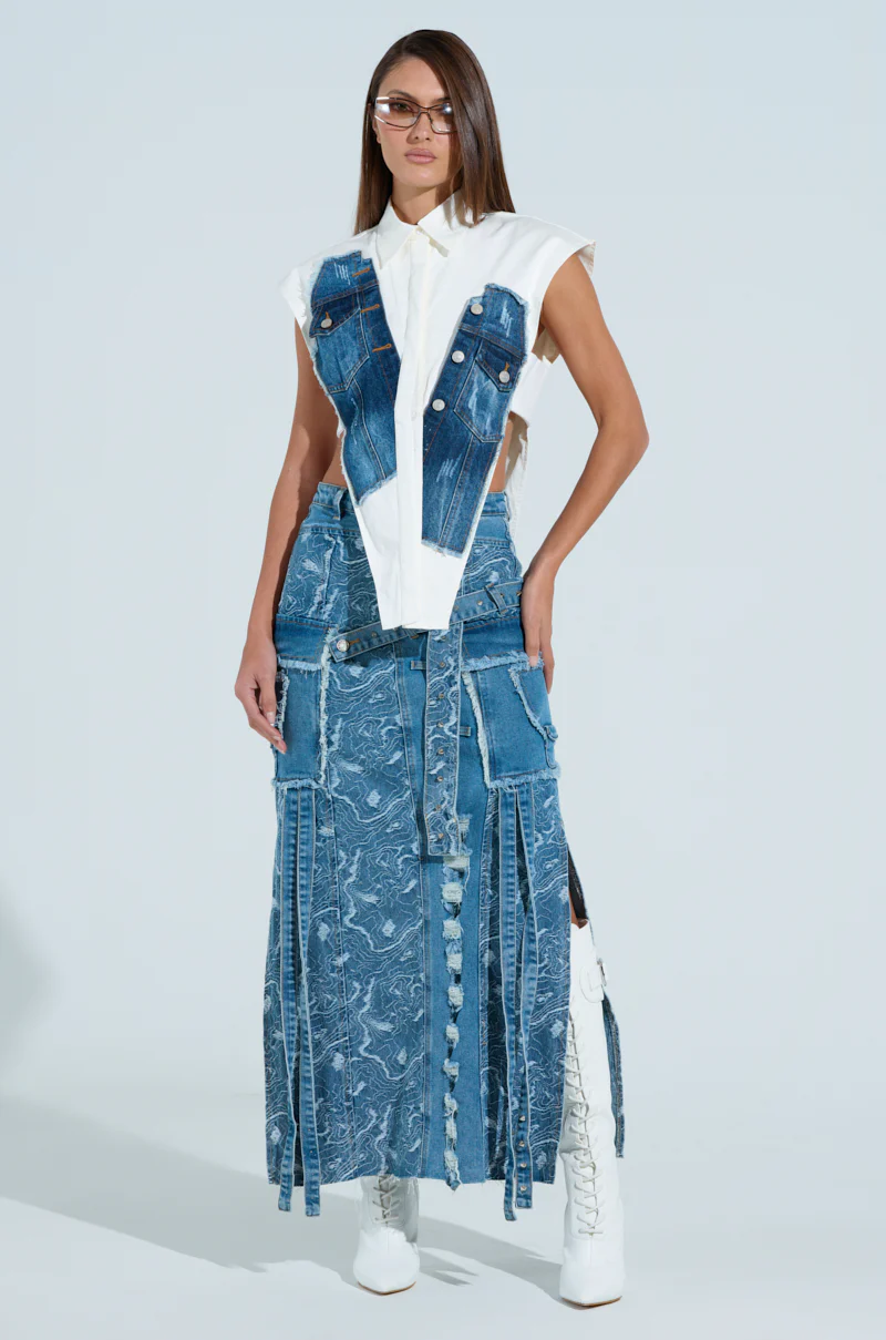 JAYDA BUTTON UP SHIRT - Image 6