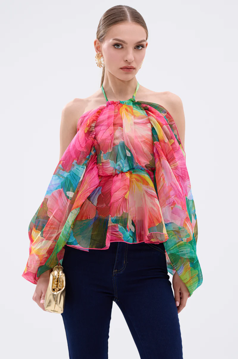 JAZZY FLORAL BLOUSE - Image 3