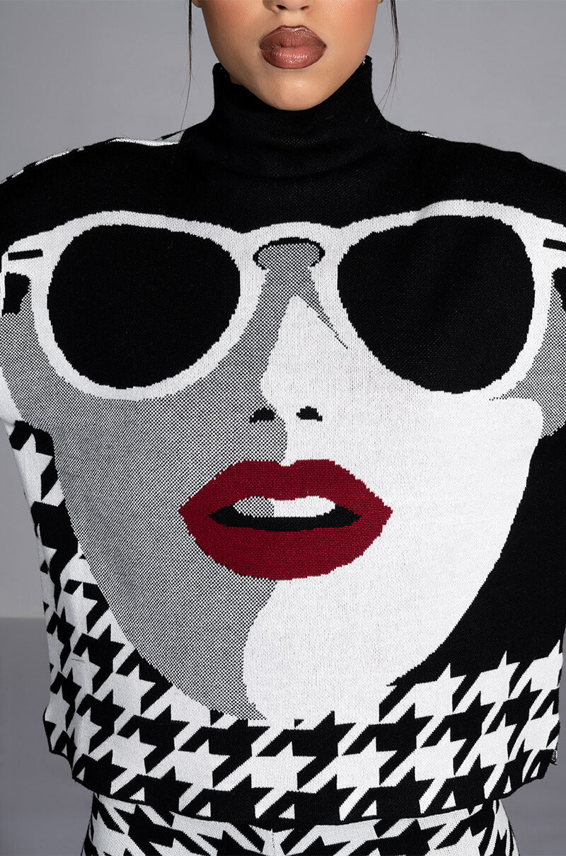 JET SET MOCK NECK SWEATER - Image 7
