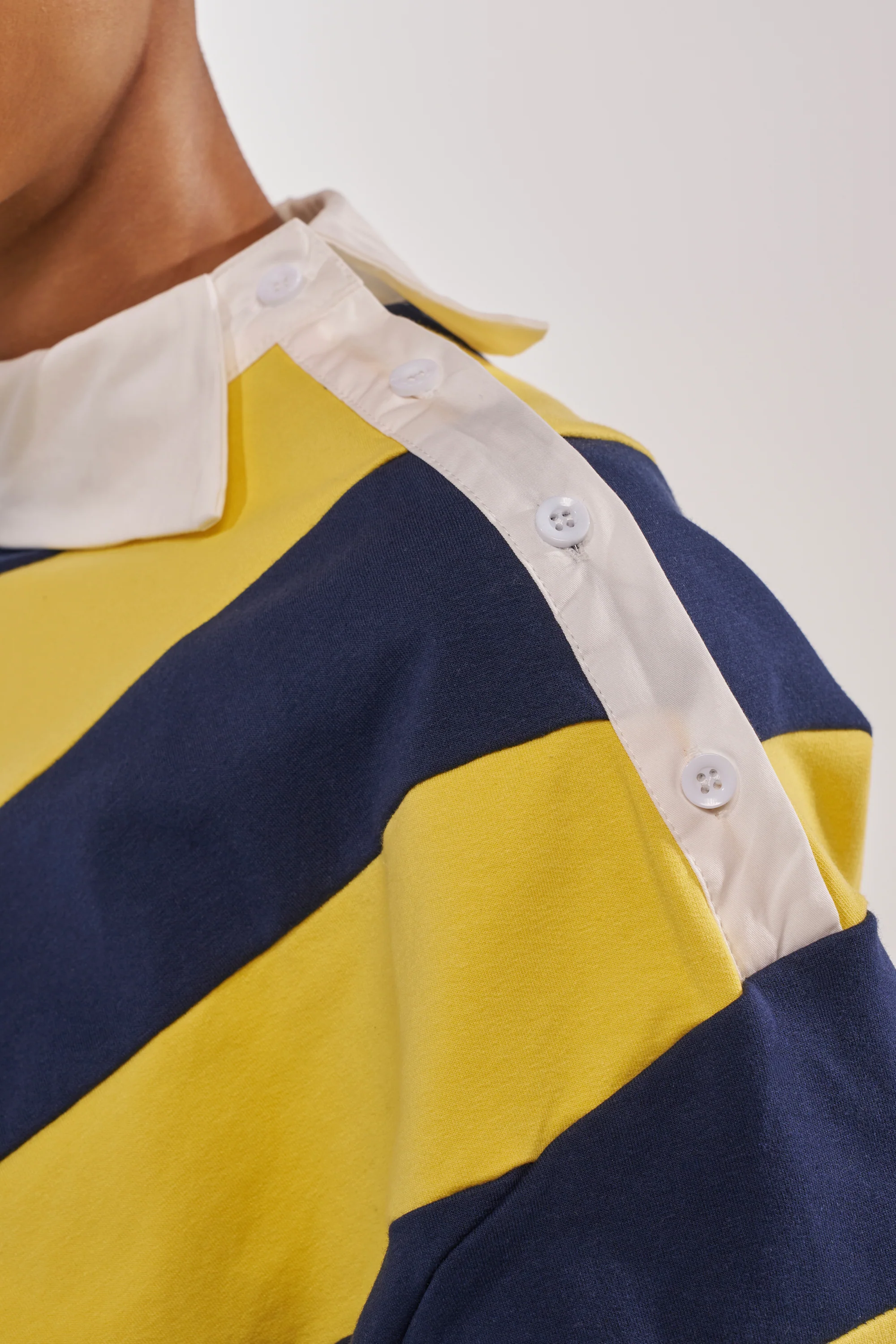 JULIANA STRIPE SWEATSHIRT IN YELLOW - Image 6