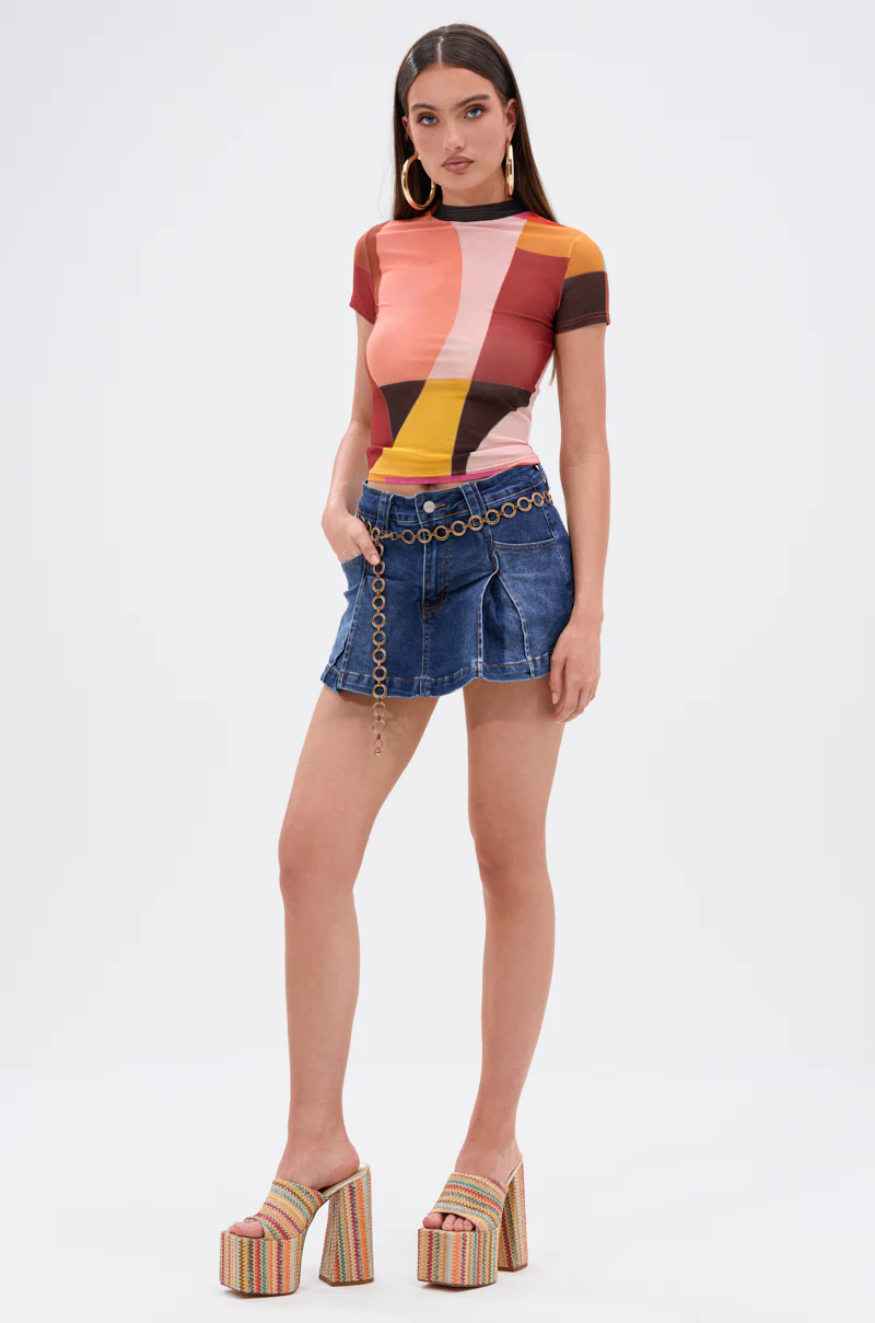 JULIE DENIM SKORT - Image 7