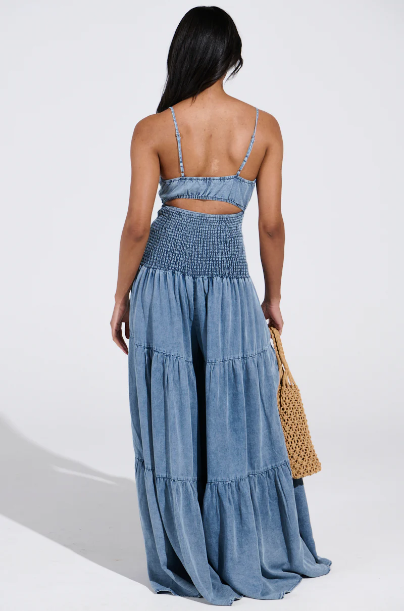 JUMPIN AROUND DENIM JUMPSUIT - Image 5