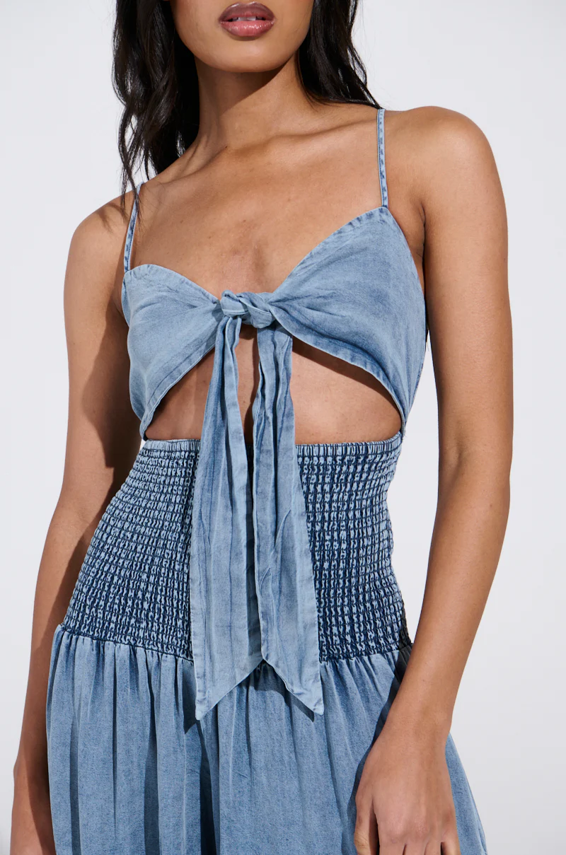 JUMPIN AROUND DENIM JUMPSUIT - Image 6
