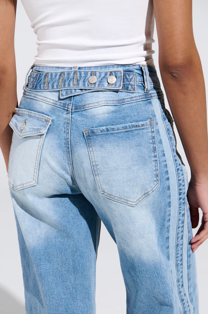 JUST LIKE THAT WIDE LEG DENIM PANT - Image 10