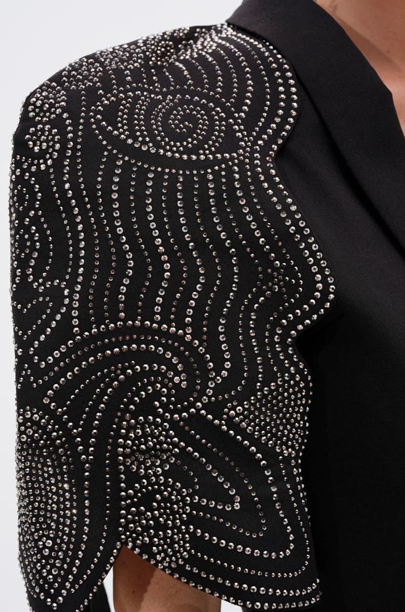 JUST WATCH EMBELLISHED CAPE - Image 7