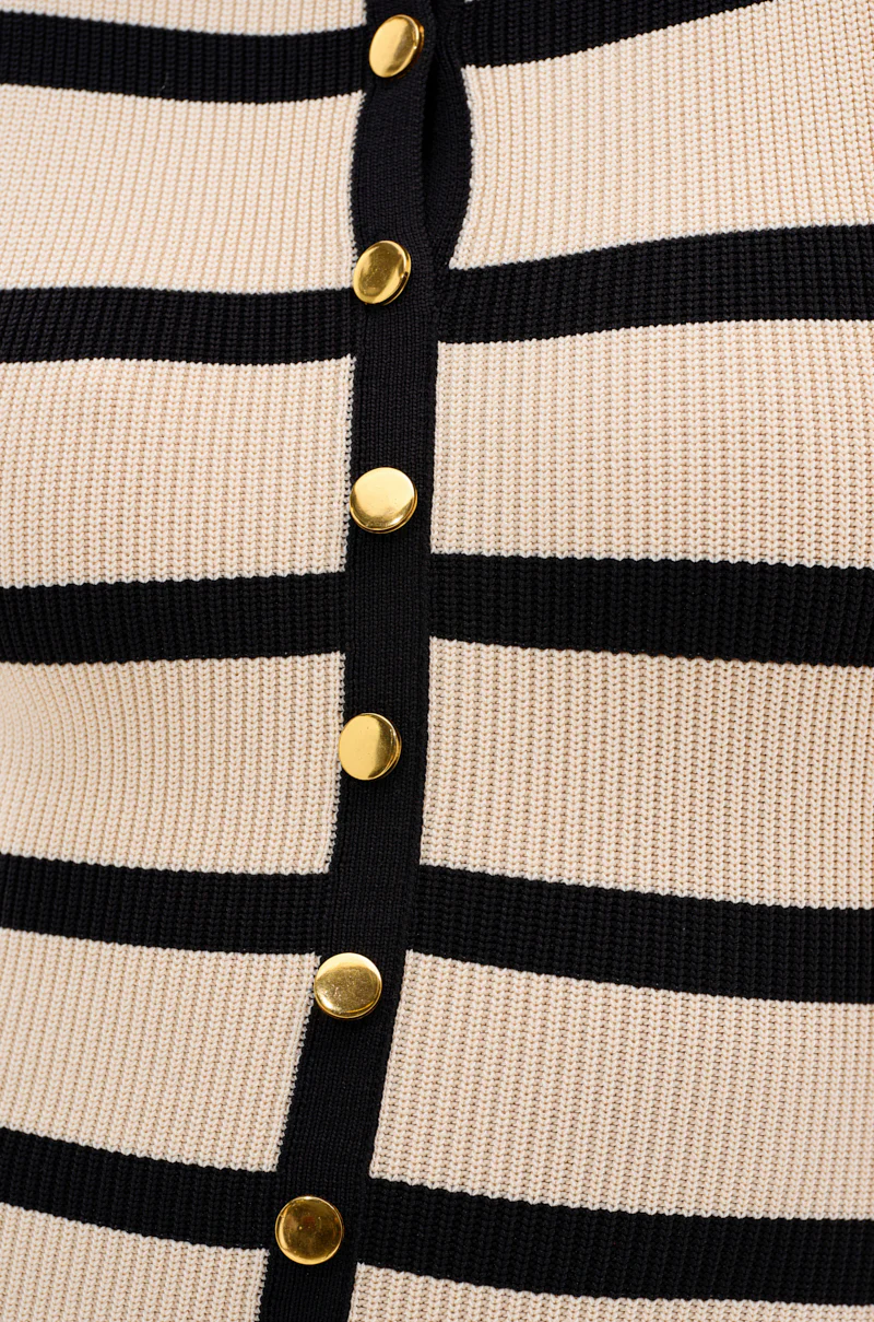 KAREN STRIPE KNIT MIDI DRESS - Image 6