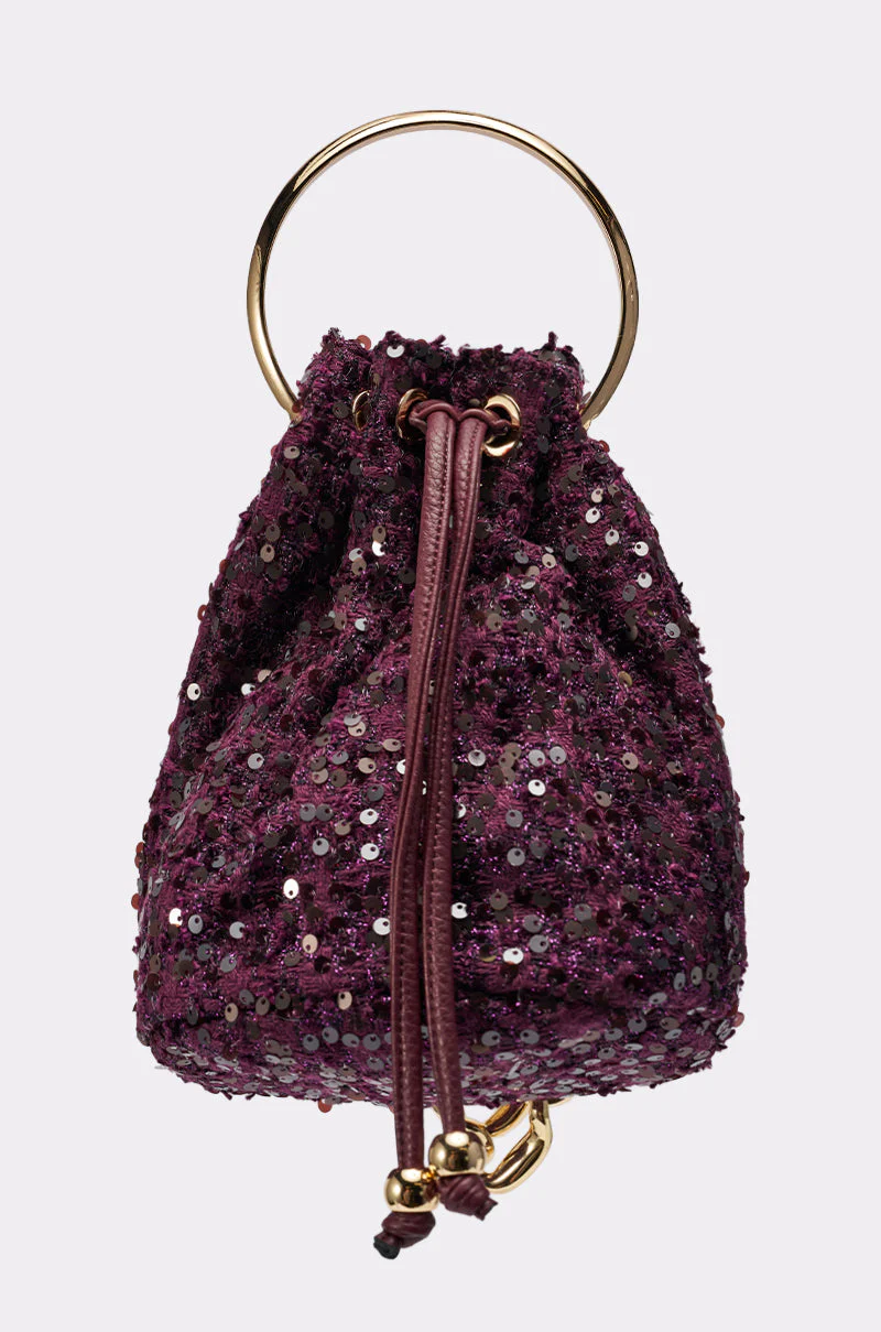 KARY TWEED BUCKET BAG - Image 5