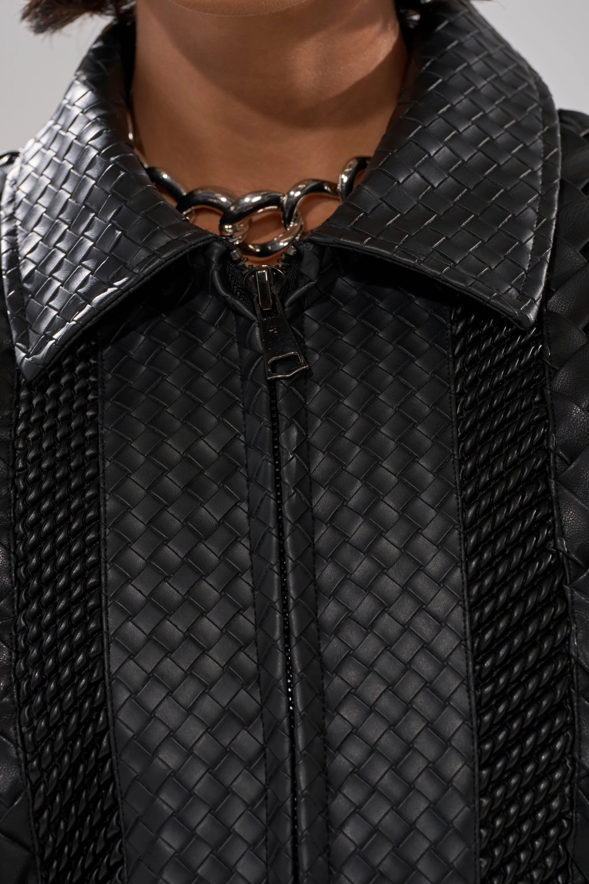 KEEP IT LOWKEY PATCHWORK BOMBER - Image 10