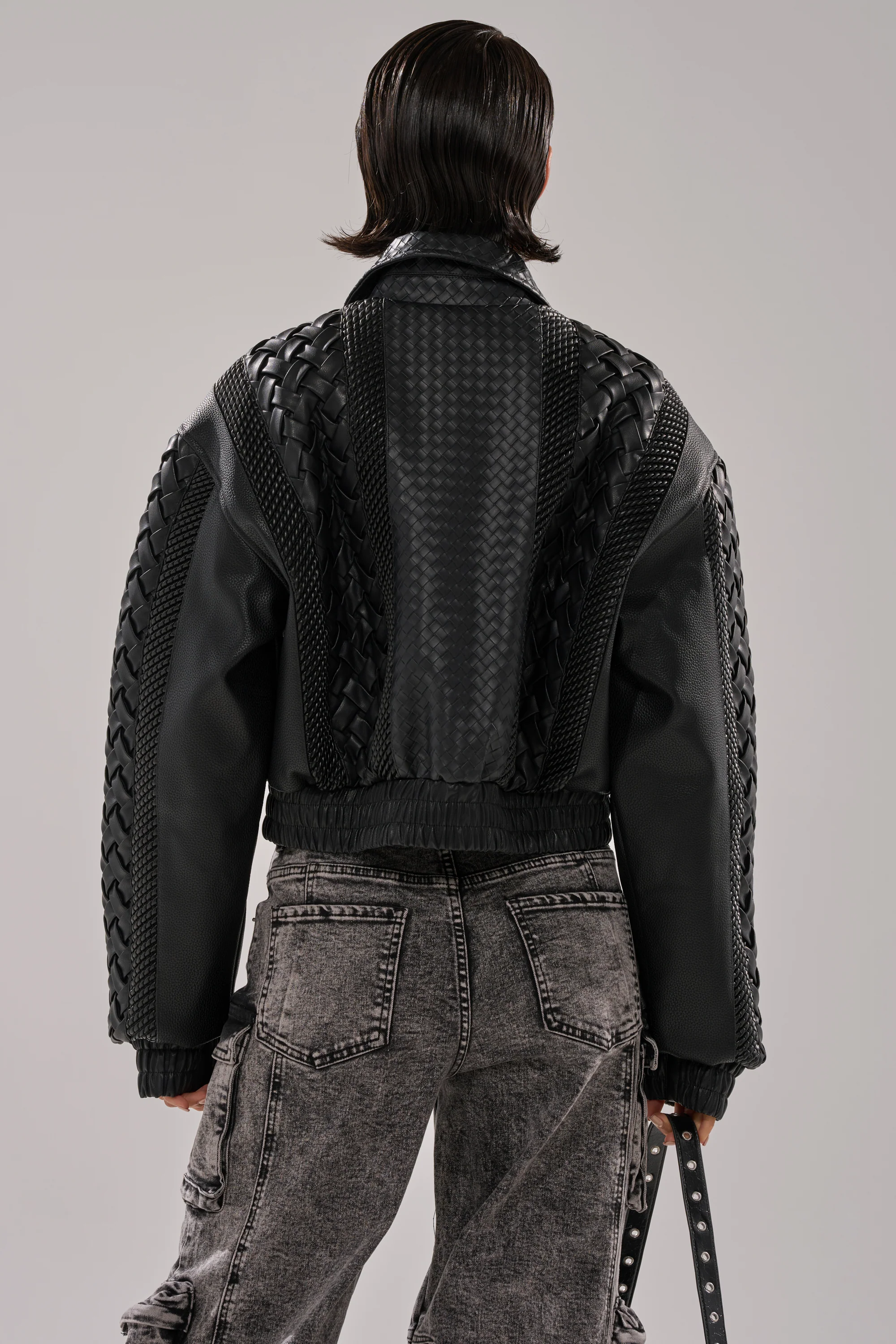 KEEP IT LOWKEY PATCHWORK BOMBER - Image 7