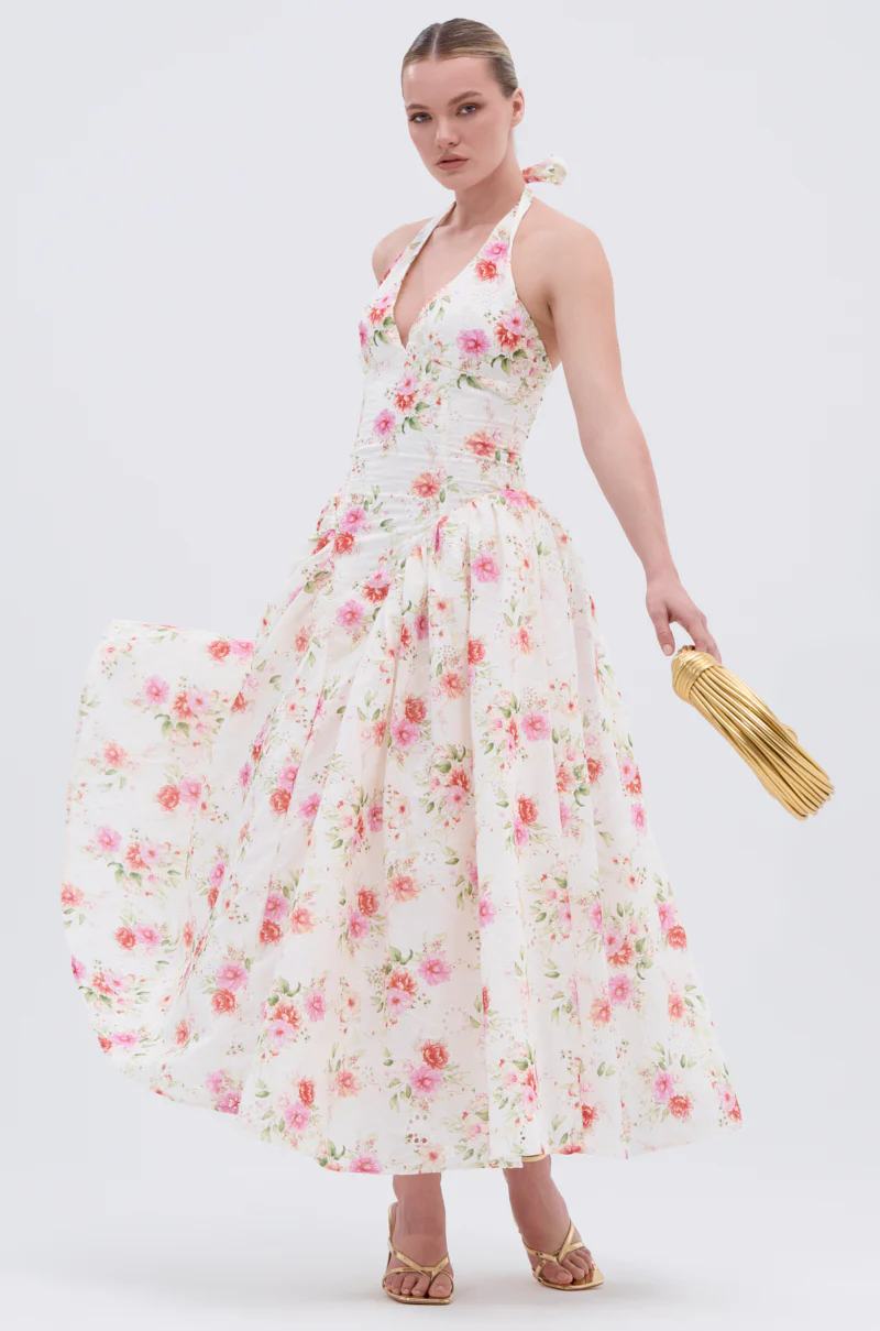 KEEP IT MOVING ON FLORAL MAXI DRESS - Image 2