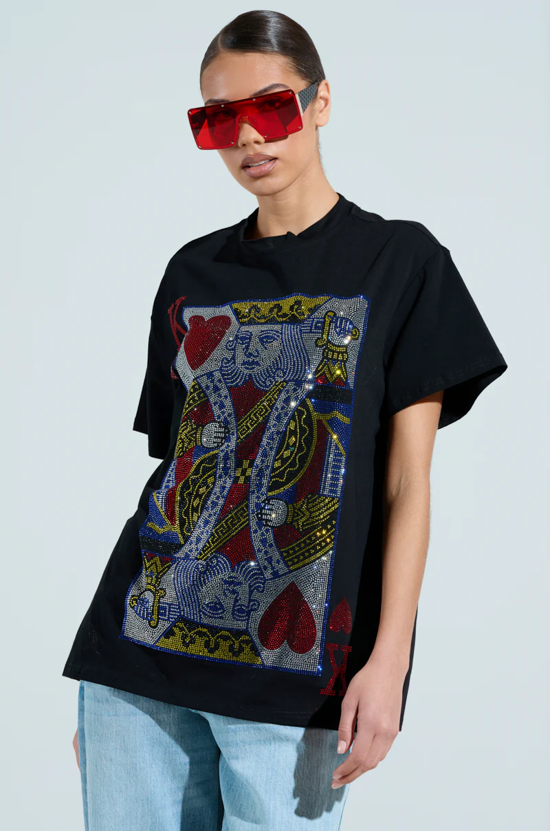 KING OF HEARTS OVERSIZED TEE - Image 2