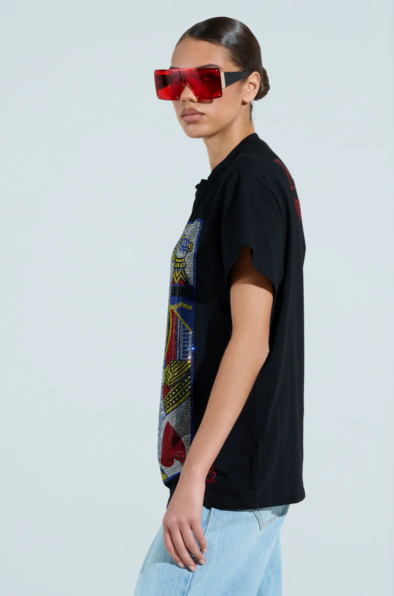 KING OF HEARTS OVERSIZED TEE - Image 5