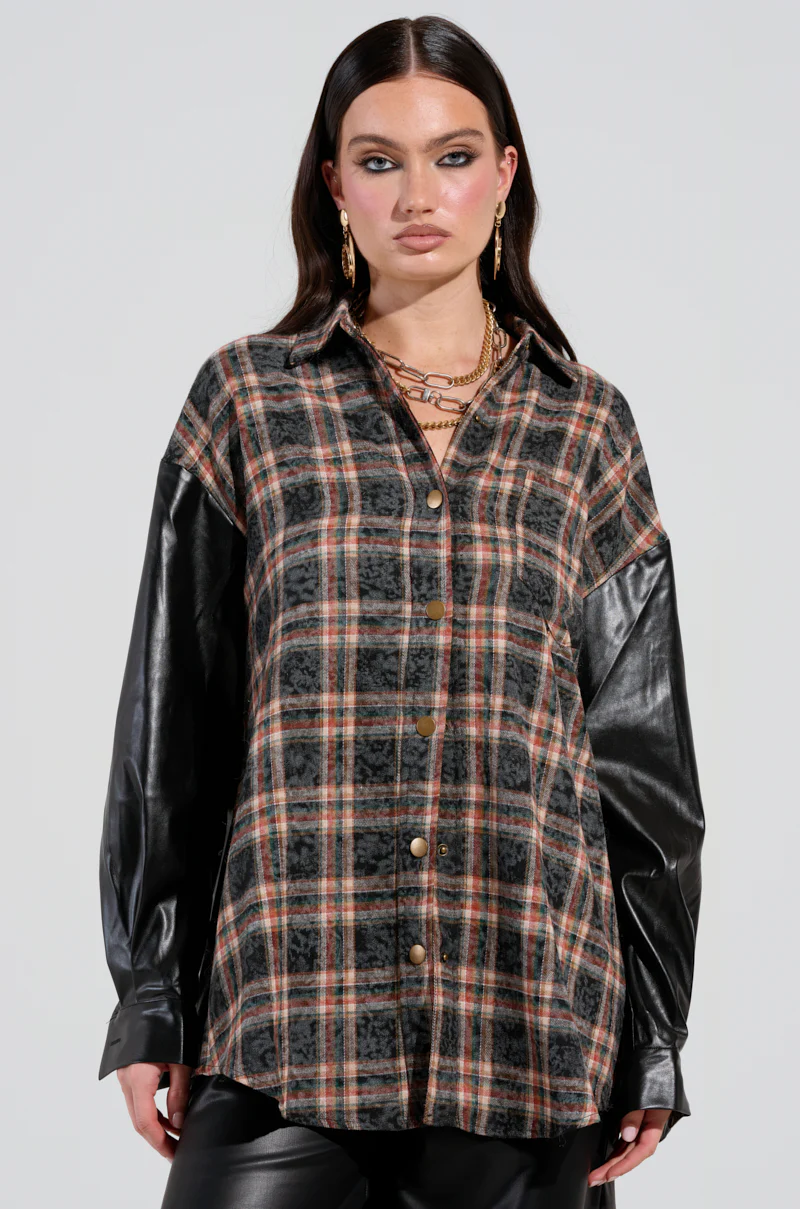LANA BUTTON DOWN MULTI FUNCTION BLOUSE - Image 4