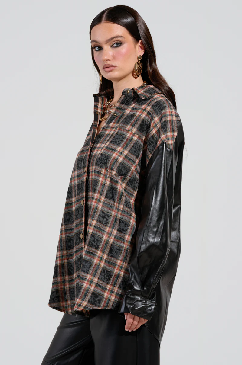 LANA BUTTON DOWN MULTI FUNCTION BLOUSE - Image 6