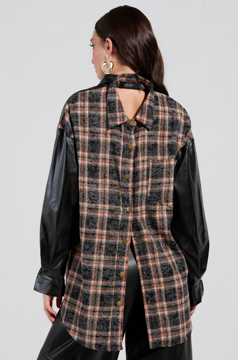 LANA BUTTON DOWN MULTI FUNCTION BLOUSE - Image 8