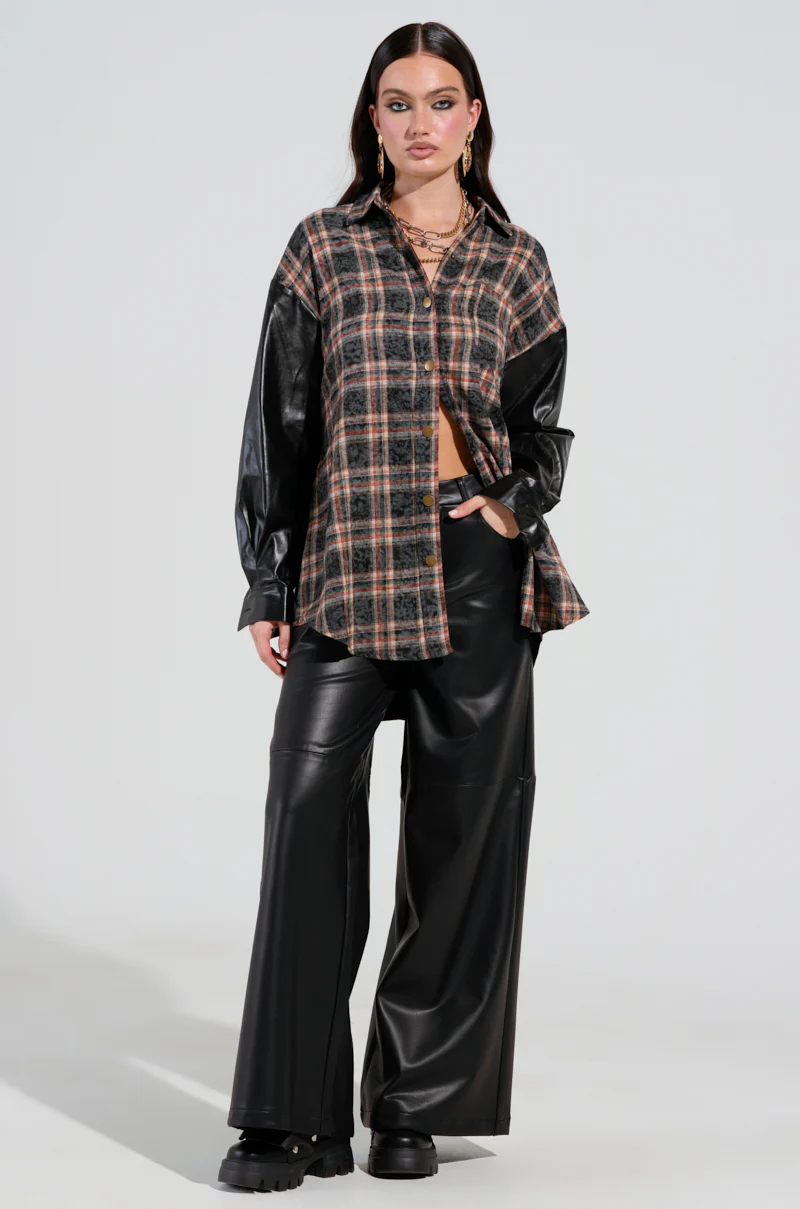 LANA BUTTON DOWN MULTI FUNCTION BLOUSE - Image 9