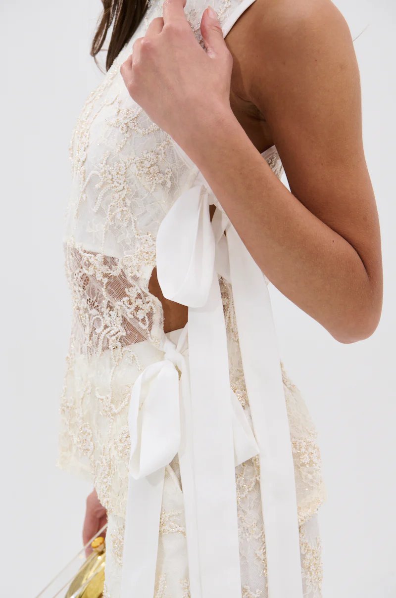 LANA FLORAL LACE BLOUSE - Image 9