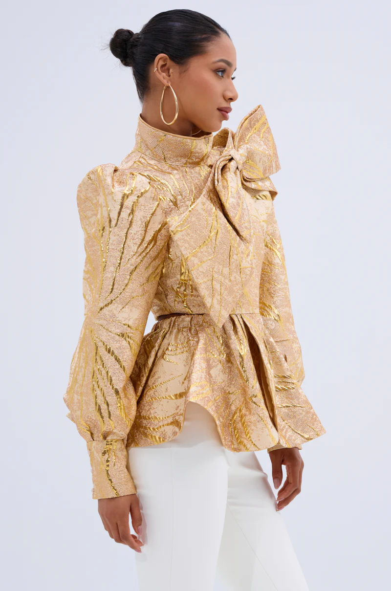 LANA GOLDEN BLOUSE - Image 2