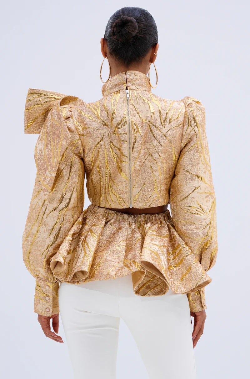 LANA GOLDEN BLOUSE - Image 4