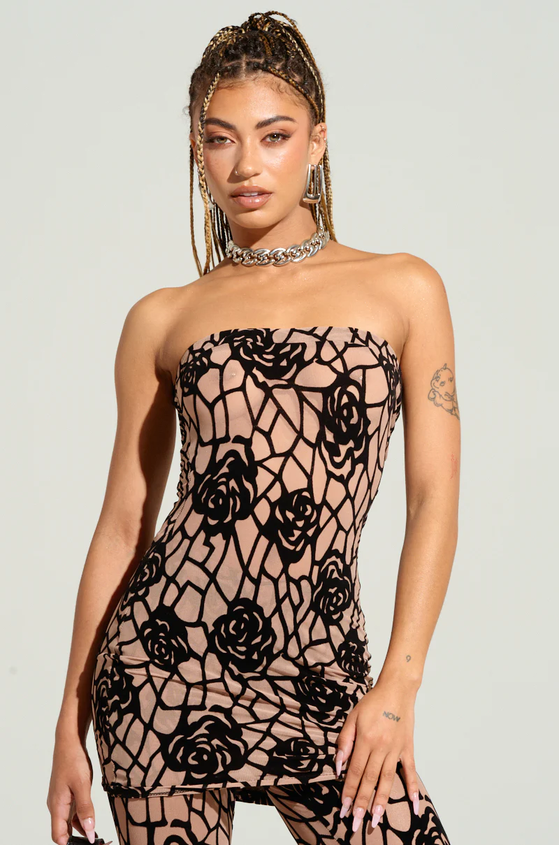 LATERS BABY PRINTED MINI DRESS AND TIGHTS SET - Image 5