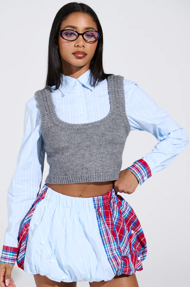 LAURA TWO FOR ONE BUTTON UP SHIRT - Image 2