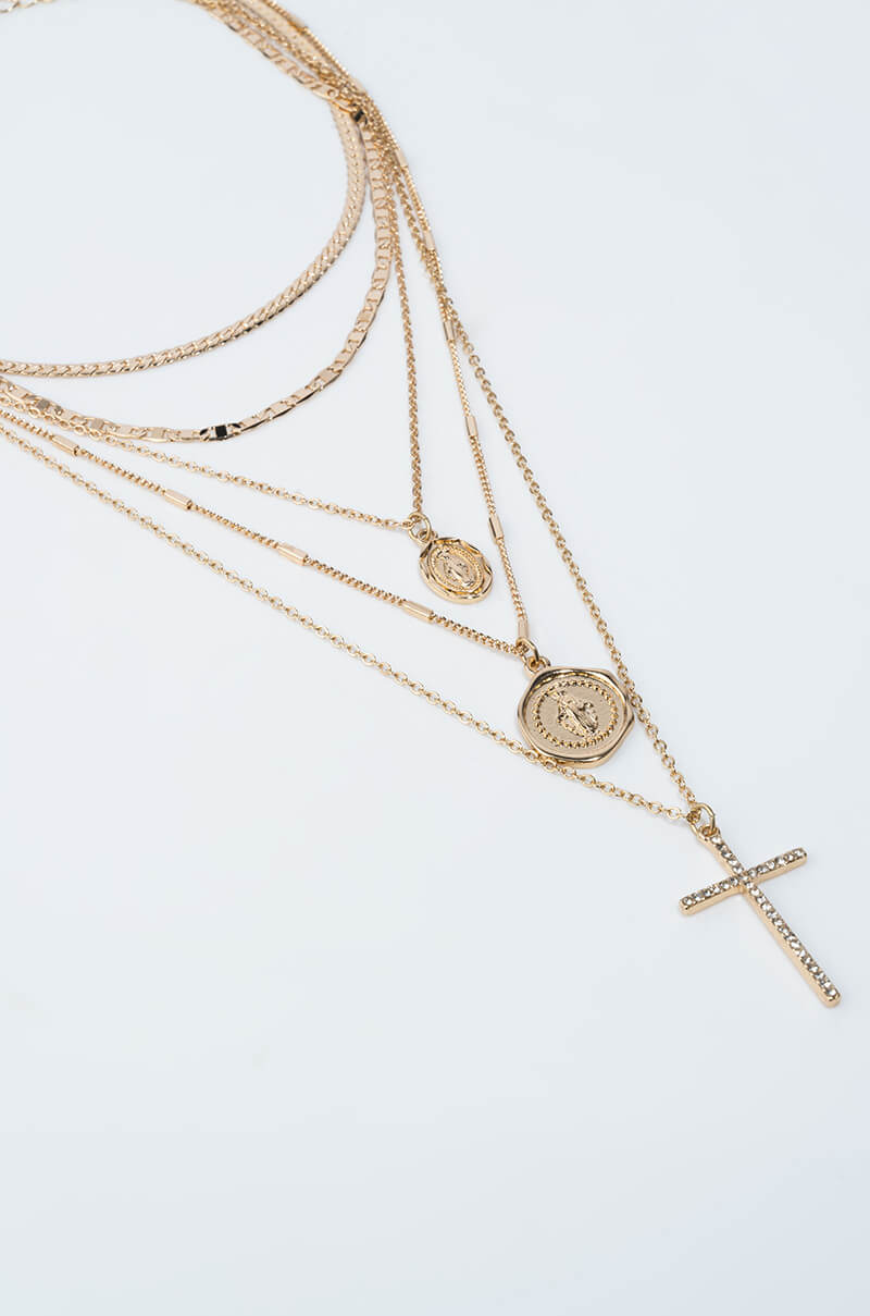 LAYERED CHAIN NECKLACE