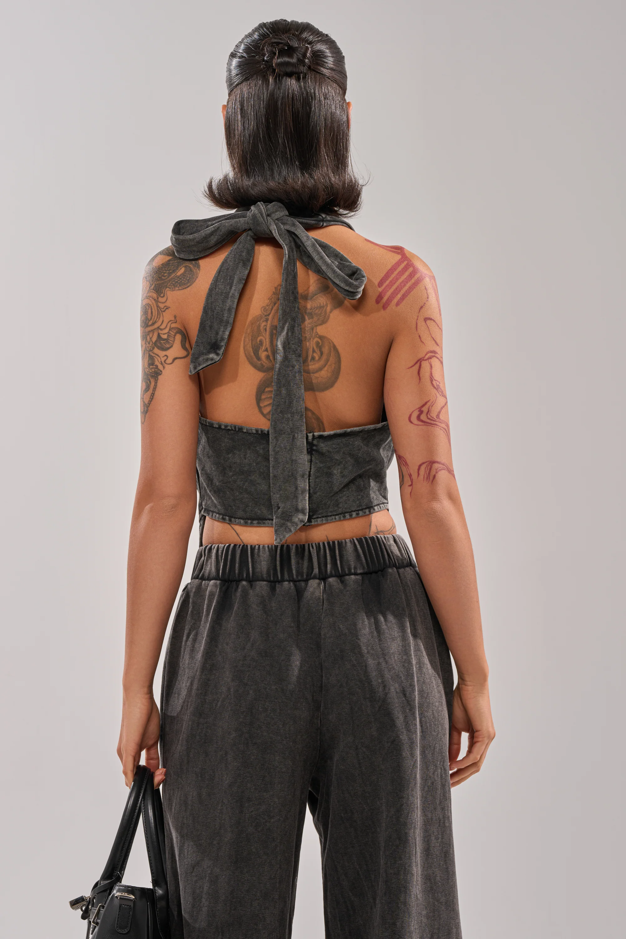 LEILA DISTRESSED COWL NECK TOP - Image 4