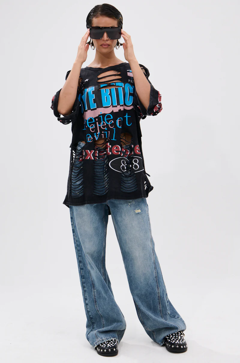 LEILA WIDE LEG JEANS - Image 4