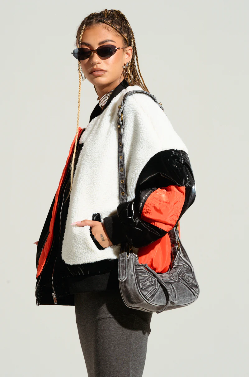 LENNIE MIXED MEDIA BOMBER - Image 4