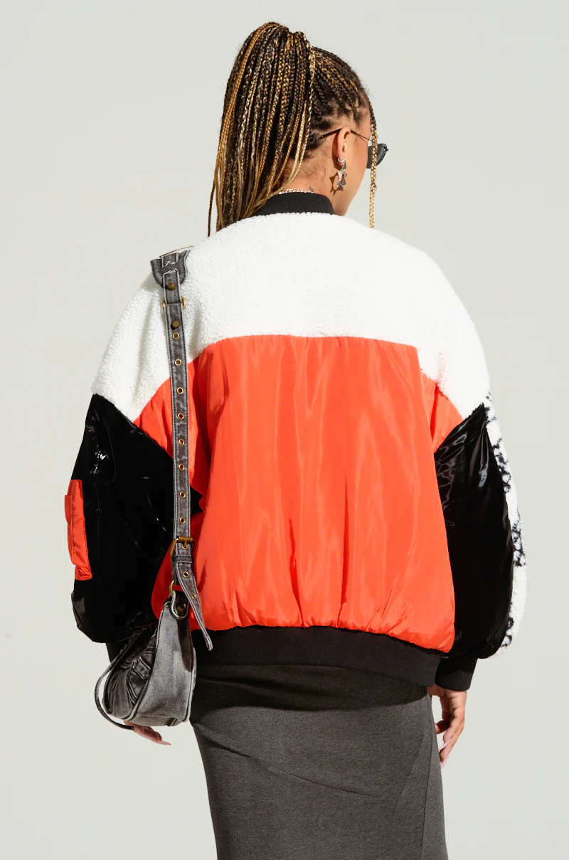 LENNIE MIXED MEDIA BOMBER - Image 5