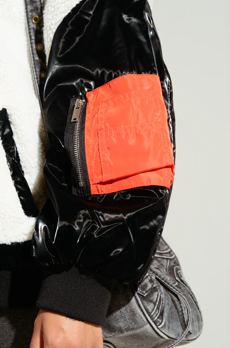 LENNIE MIXED MEDIA BOMBER - Image 7