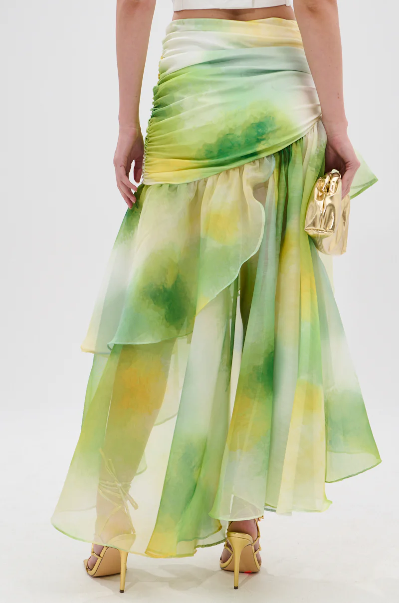 LIMONE CHIFFON MIDI SKIRT - Image 5