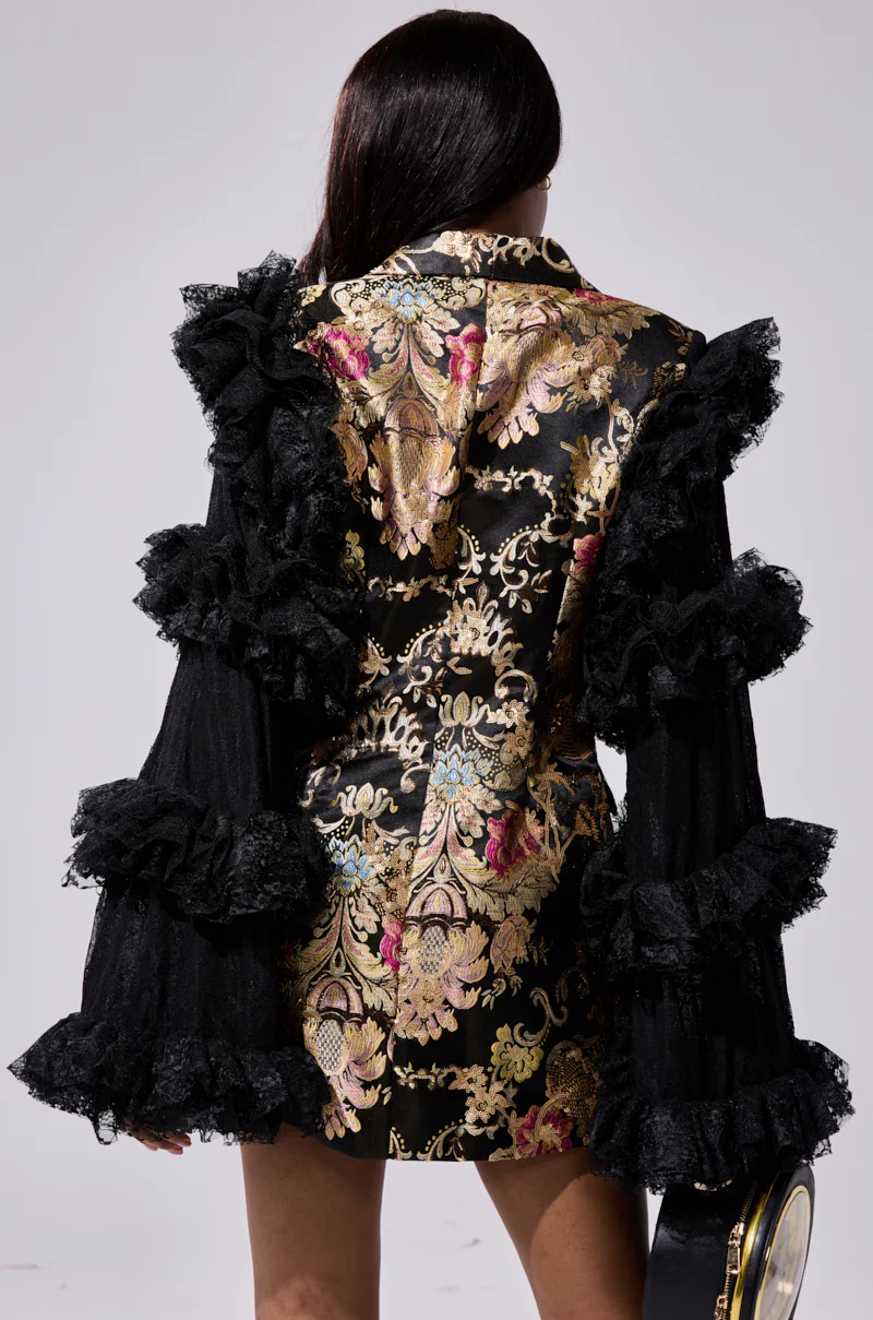 LORY PRINTED BLAZER DRESS - Image 6