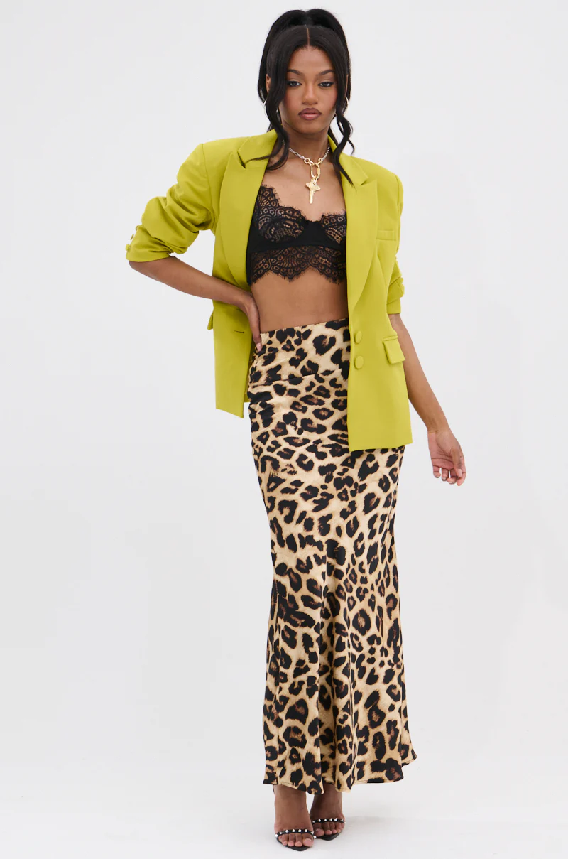LOSING IT CHEETAH MAXI SKIRT - Image 7