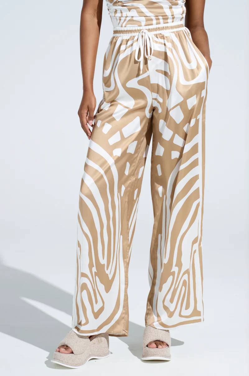LOTS OF LOVE SATIN PALAZZO PANT - Image 6