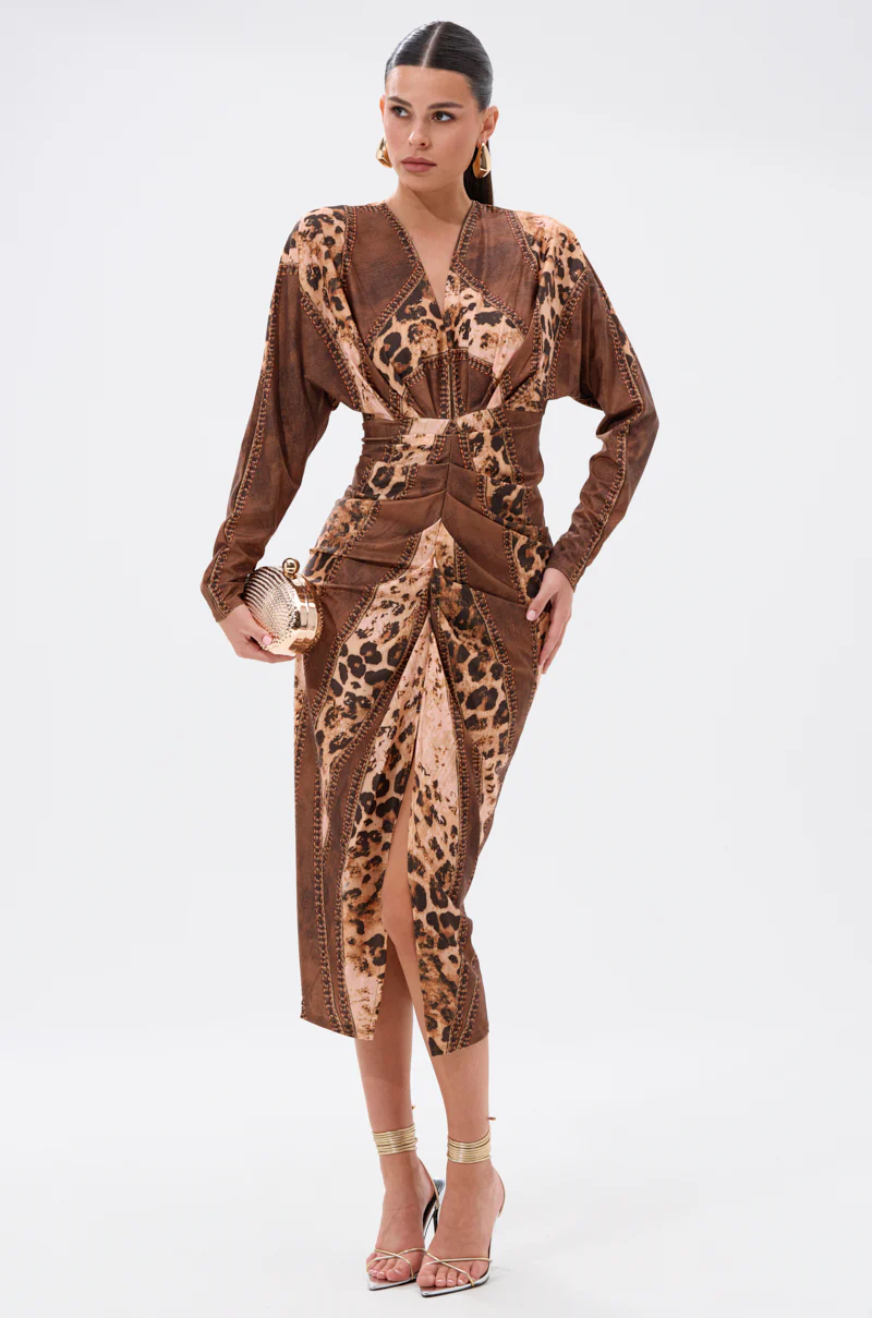 LOTS OF LOVE TO GIVE MIDI DRESS