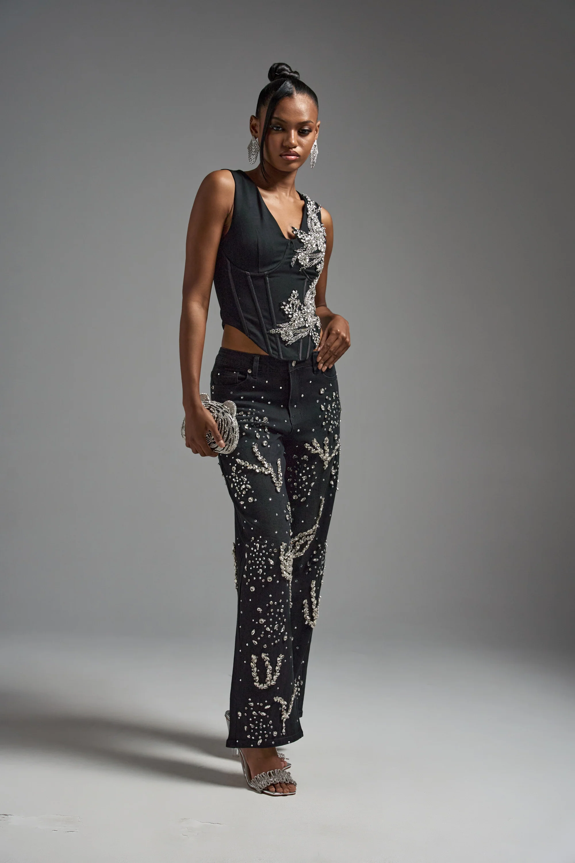 LOTS OF LOVE TO GIVE RHINESTONE BLOUSE - Image 6