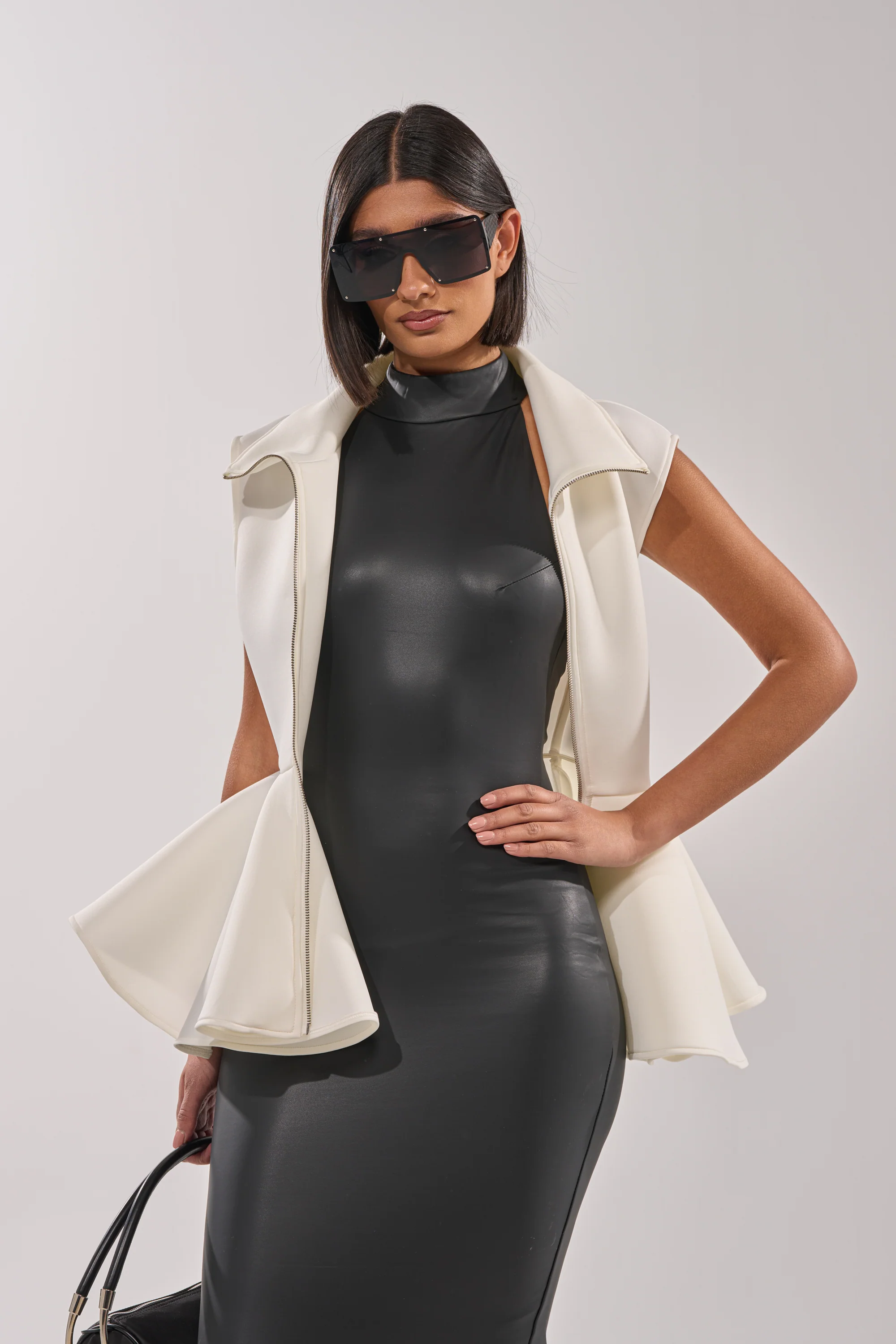 LOTTIE NEOPRENE PEPLUM VEST - Image 4