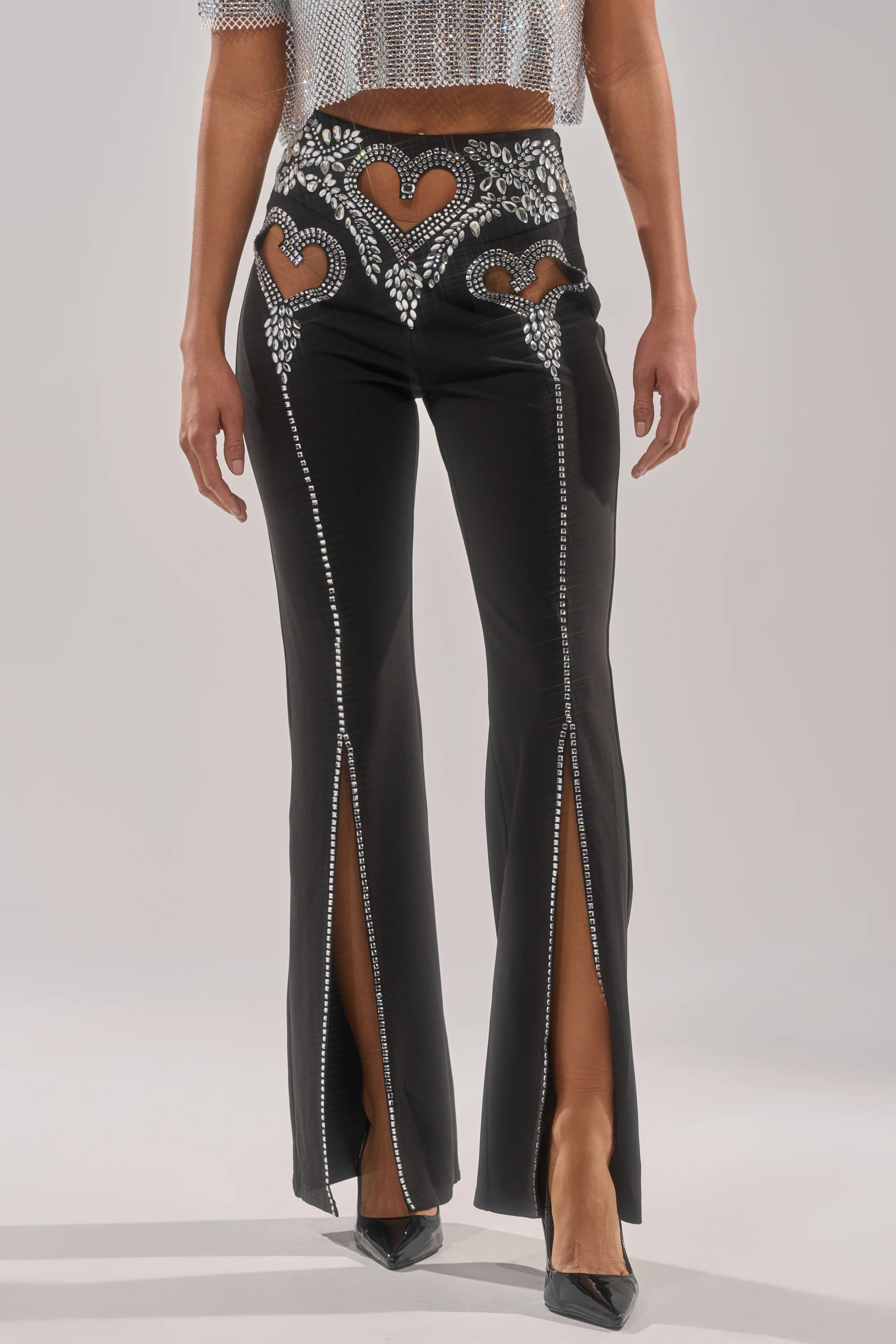 LOVE FOR YOU RHINESTONE TROUSER - Image 3