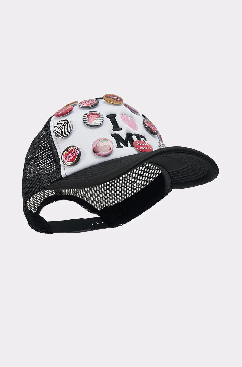 LOVE ME BUTTON HAT - Image 5