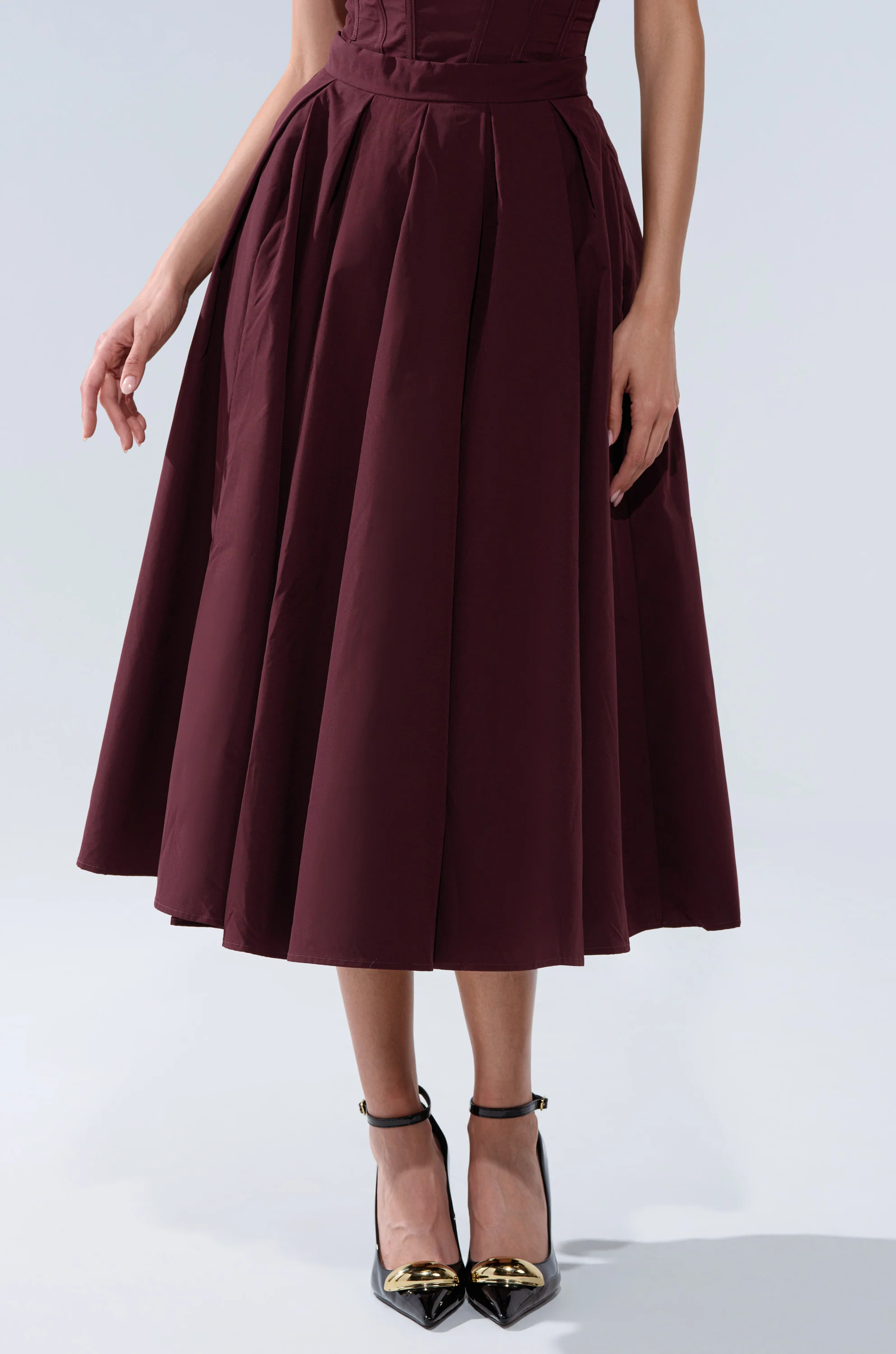 LOVE THIS FOR YOU MAXI SKIRT IN BROWN - Image 3
