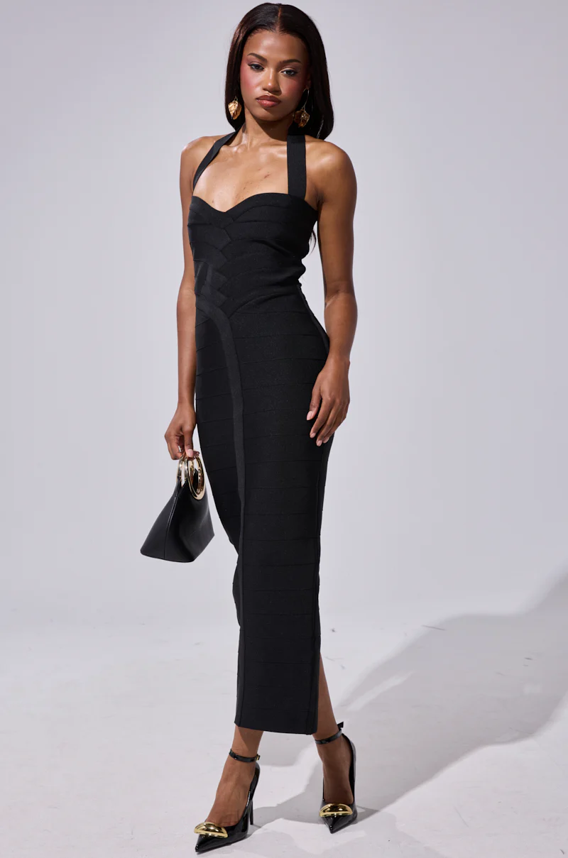 LOVELY DAYS BANDAGE MIDI DRESS - Image 3