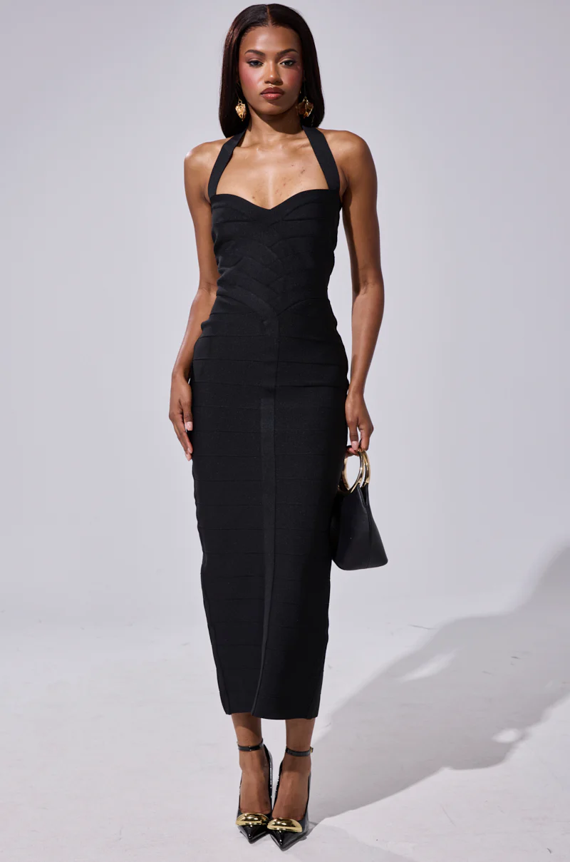 LOVELY DAYS BANDAGE MIDI DRESS - Image 4