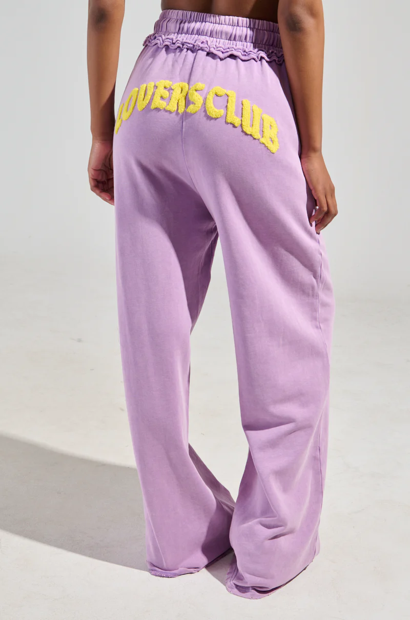 LOVERS CLUB WIDE LEG JOGGER - Image 5