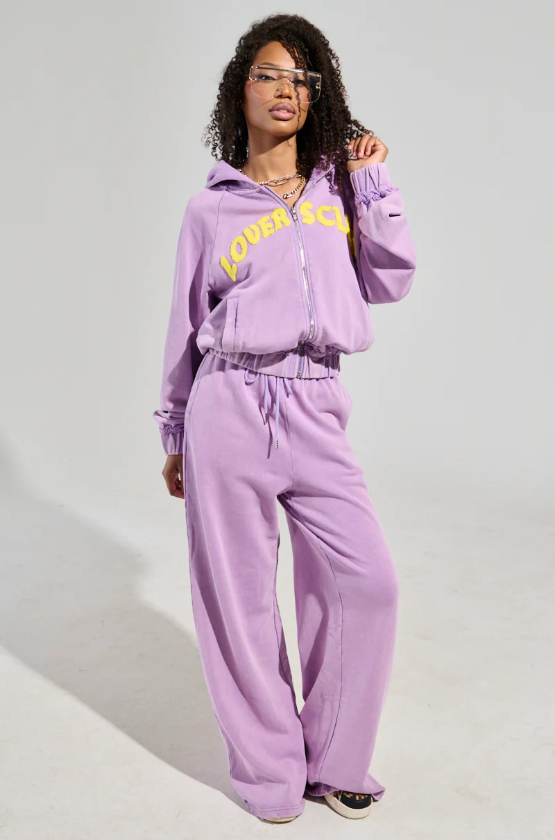 LOVERS CLUB WIDE LEG JOGGER - Image 7