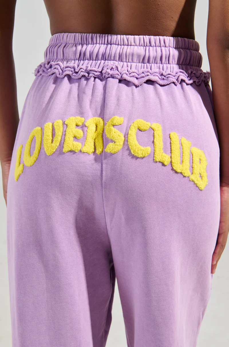 LOVERS CLUB WIDE LEG JOGGER - Image 9