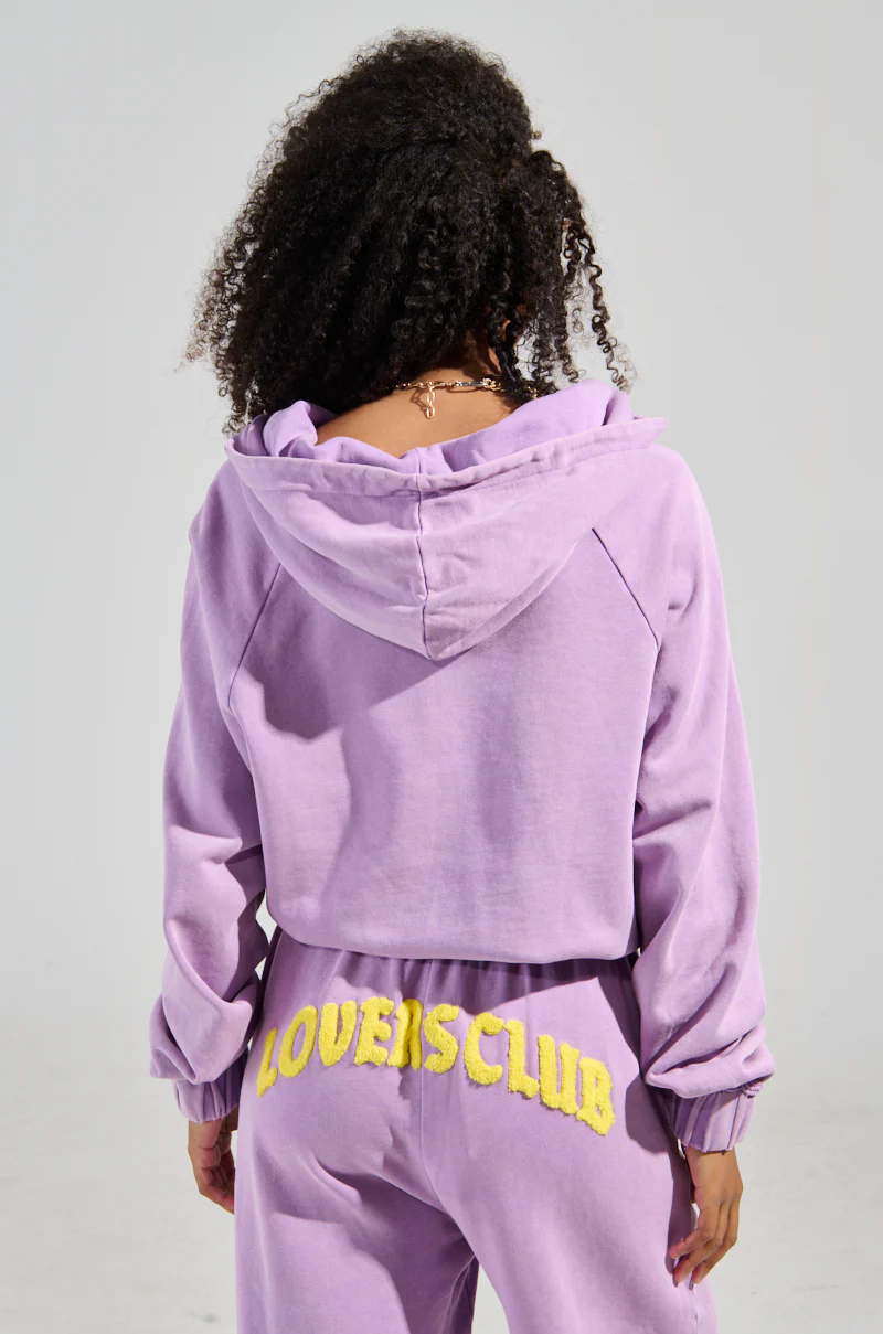 LOVERS CLUB ZIP UP HOODIE - Image 5
