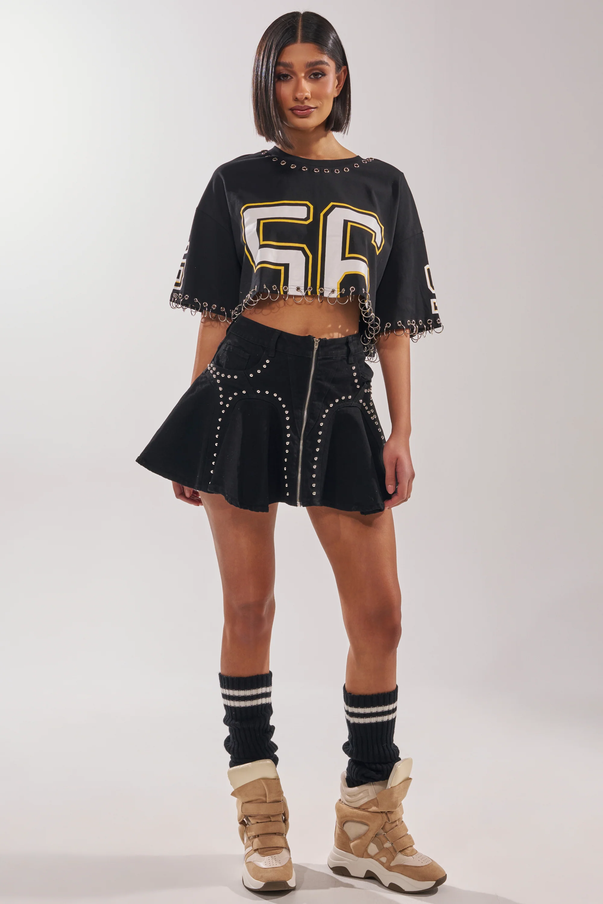 LUCKY ONE DENIM MINI SKIRT - Image 6