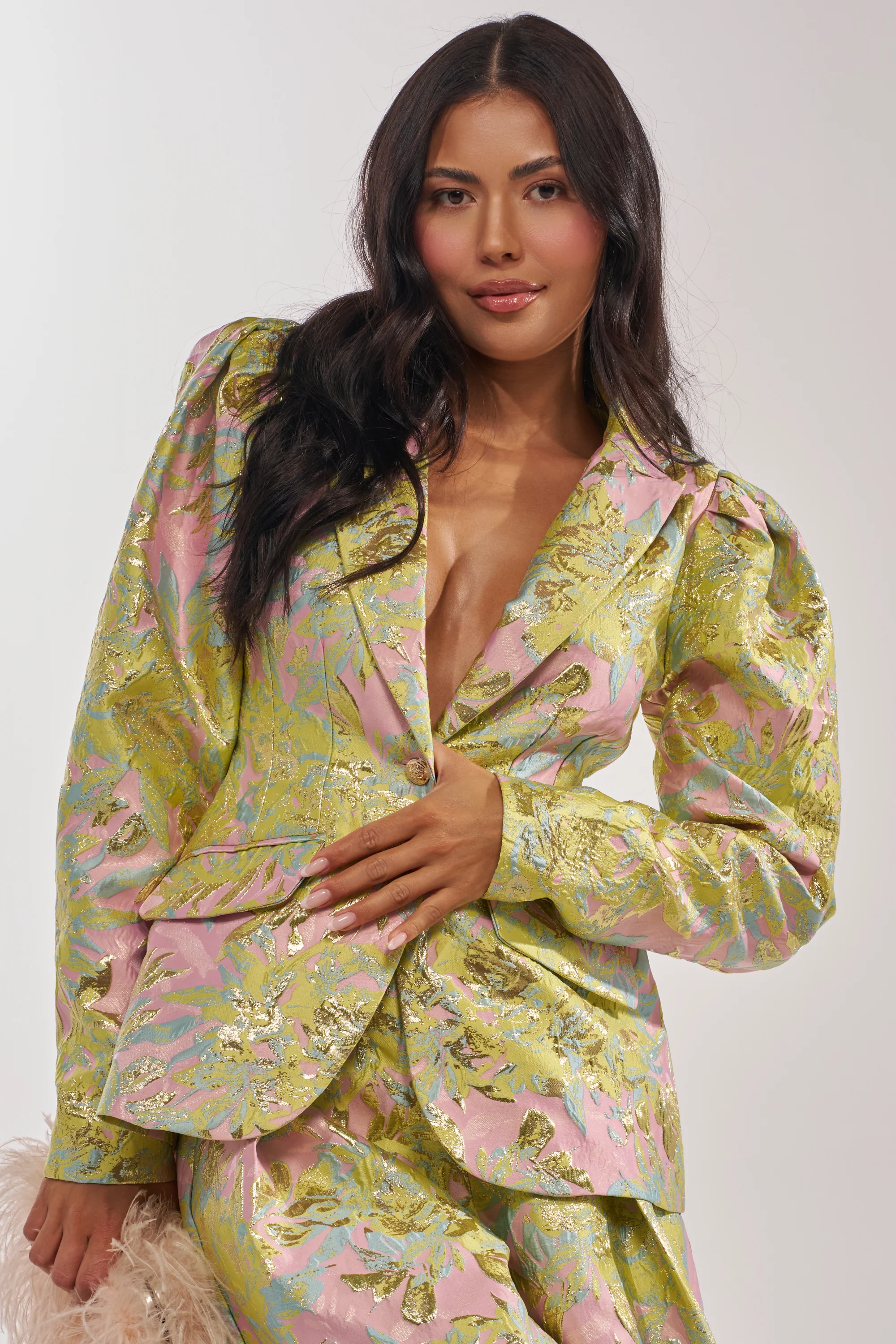 LUCY BROCADE BLAZER - Image 4