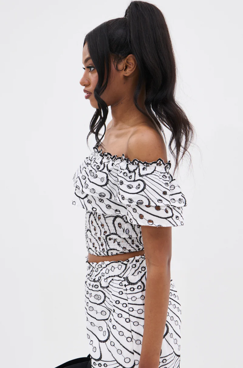 SET YOU FREE OFF THE SHOULDER BLOUSE - Image 4